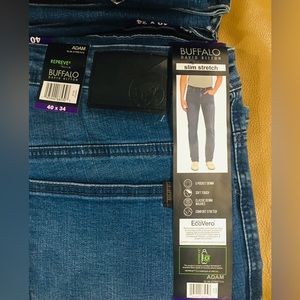 NWT Buffalo straight slim leg jeans size 40x34